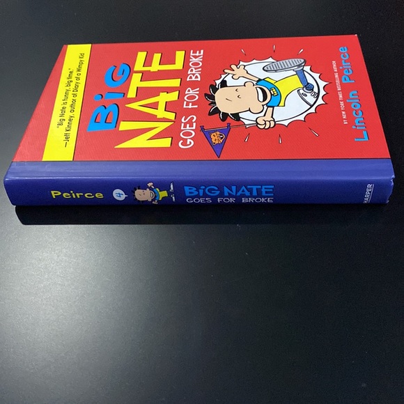 Big Nate #4: Big Nate Goes Broke by Lincoln Peirce - Hardcover Novel - Picture 3 of 4